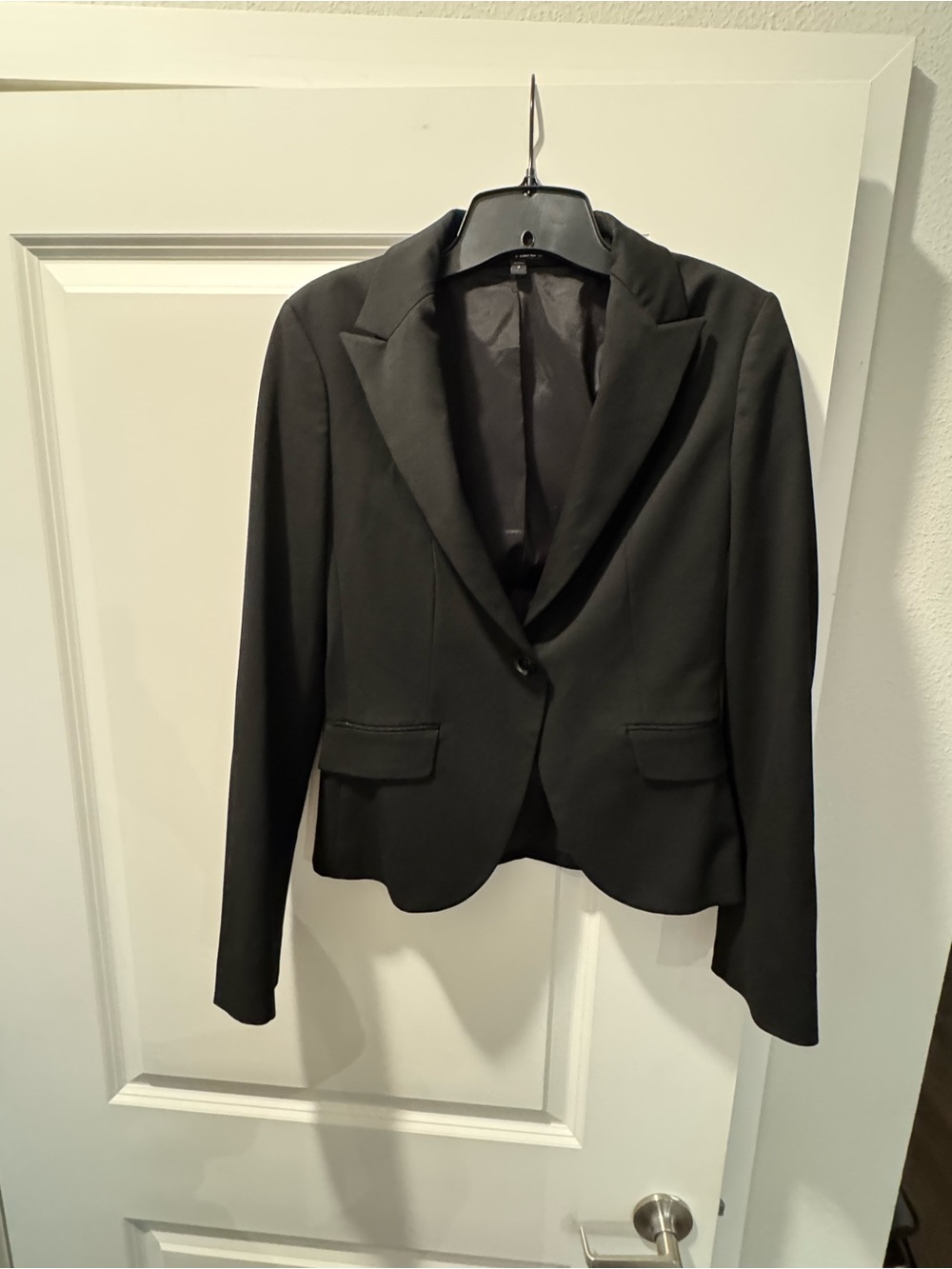 Express Black Women's Single-Button Blazer